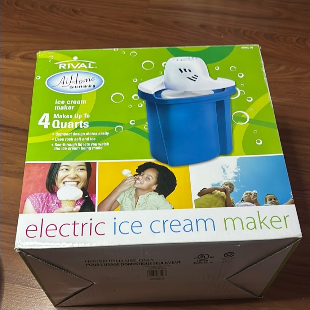 Rival Blue Ice Cream Maker